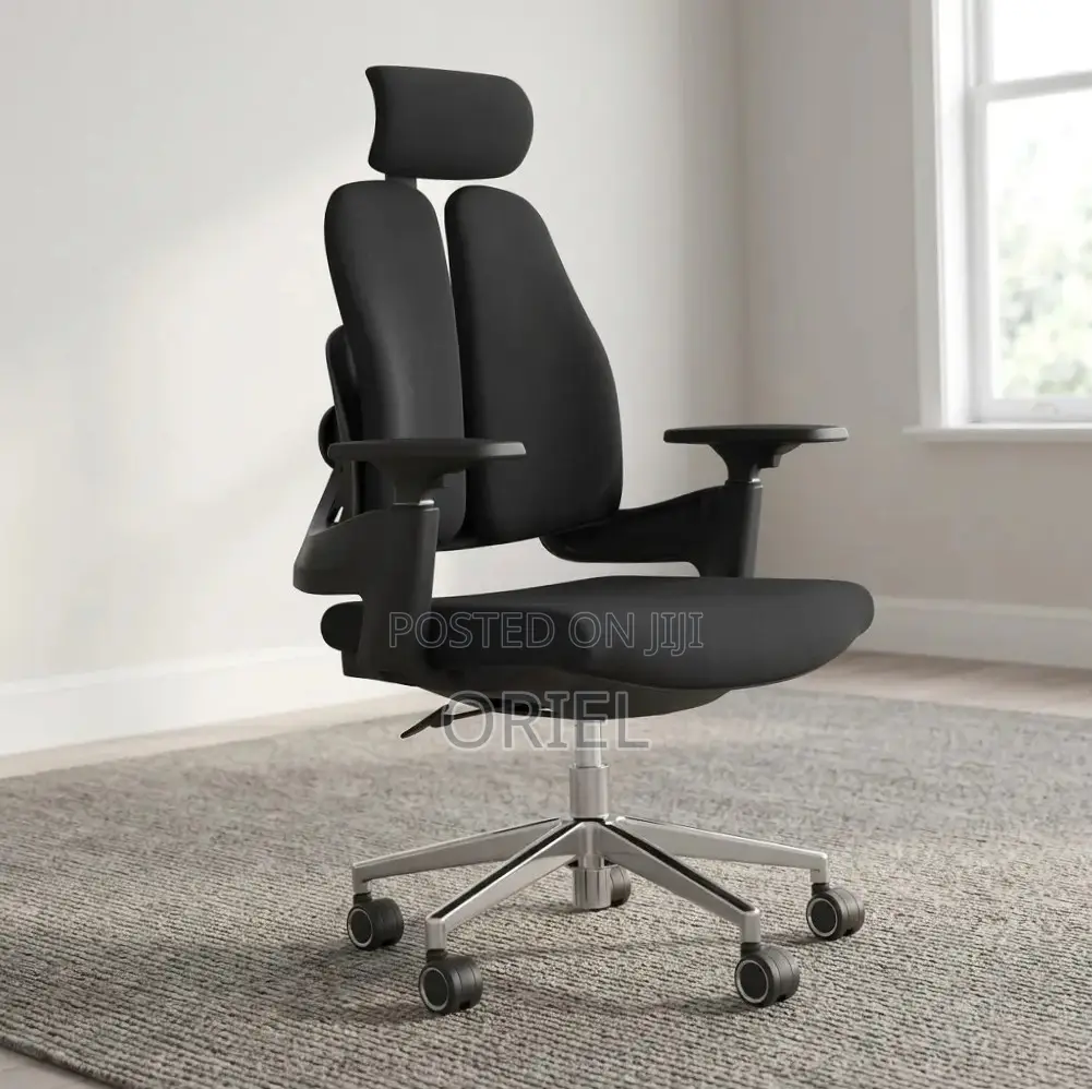Office Chair : Double Backrest Orthopedic Office Chair