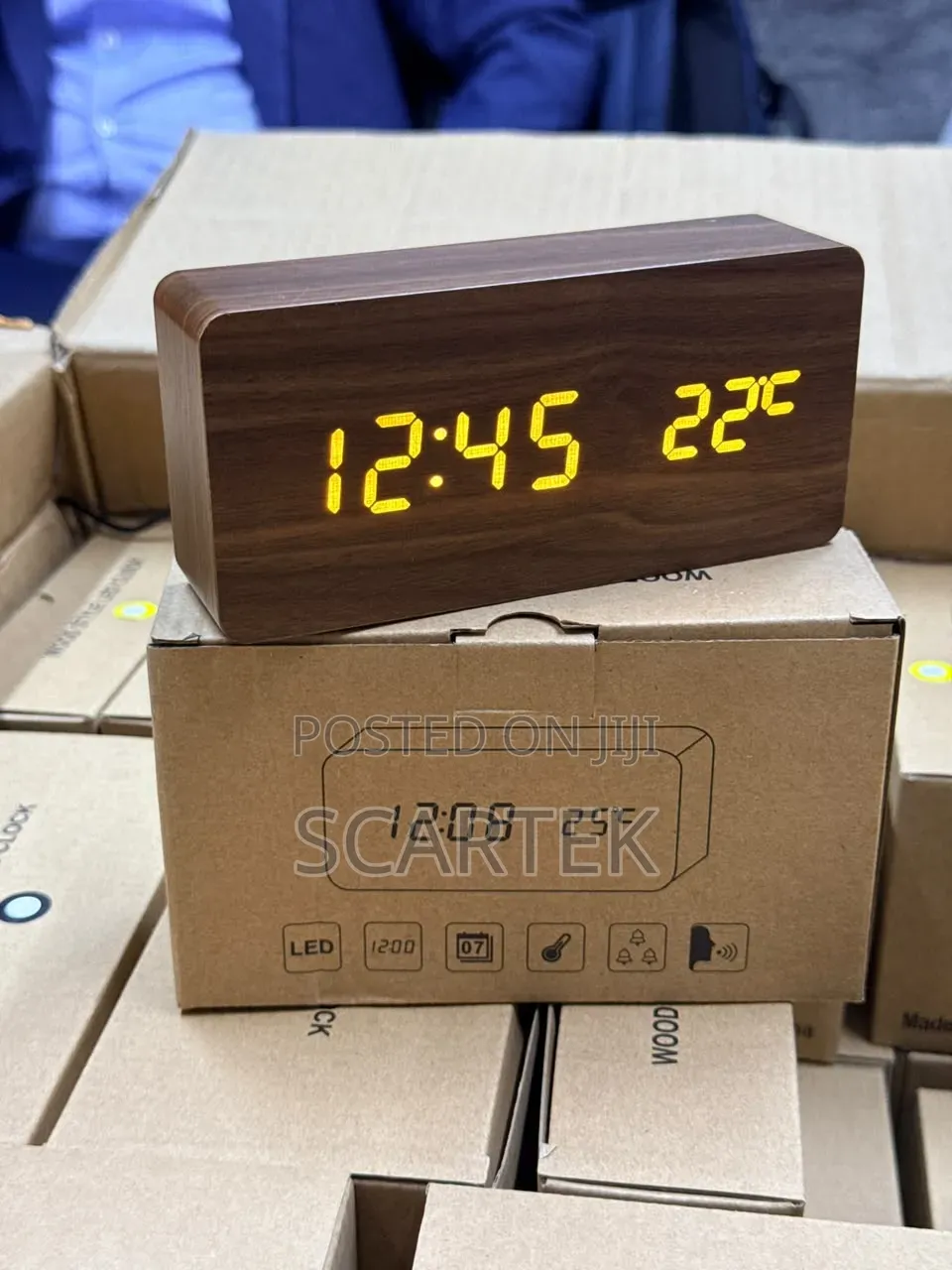 Wooded Digital Clock