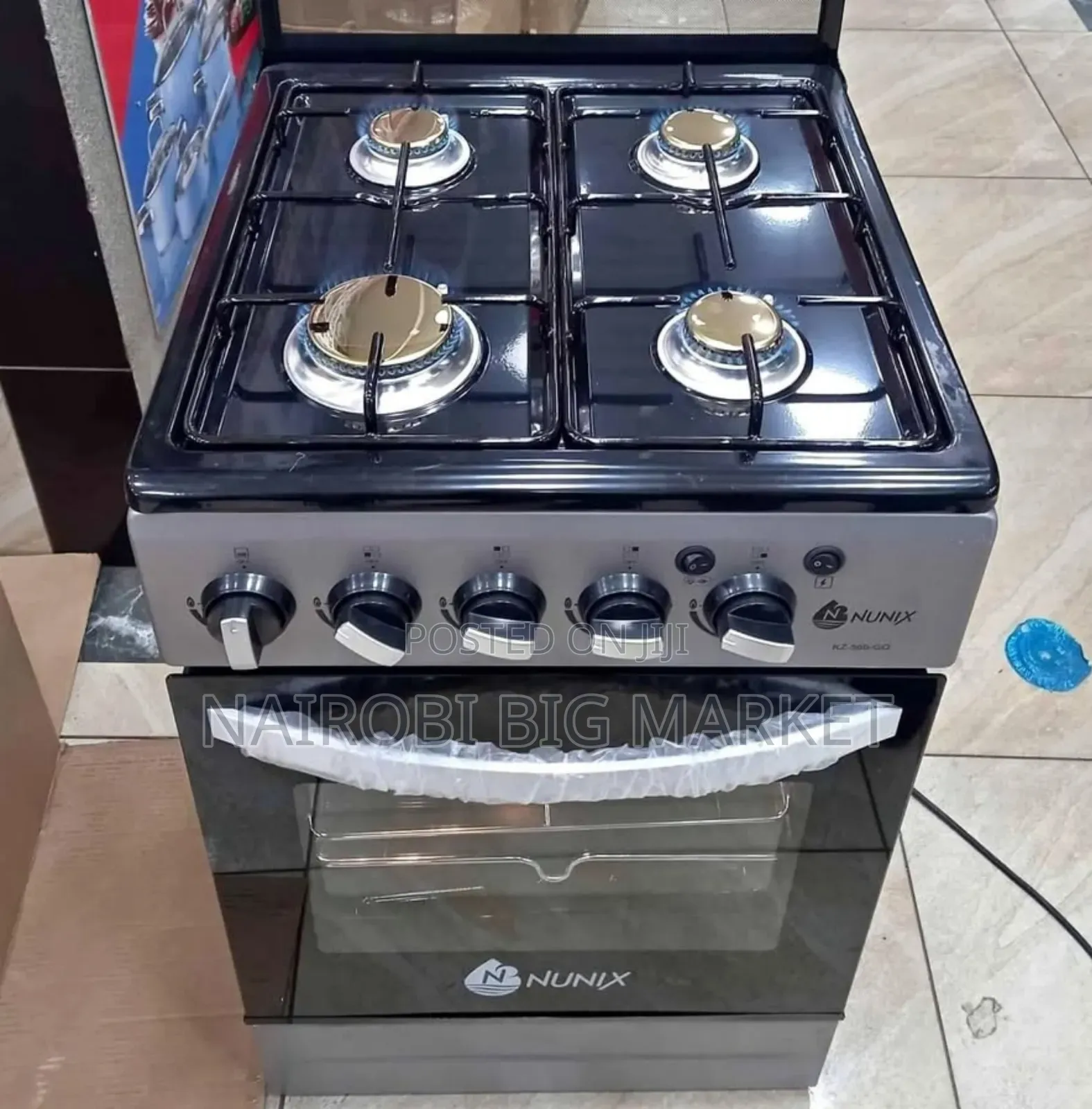 Nunix Cooker Full Gas. Gas Oven. 50*55cm.