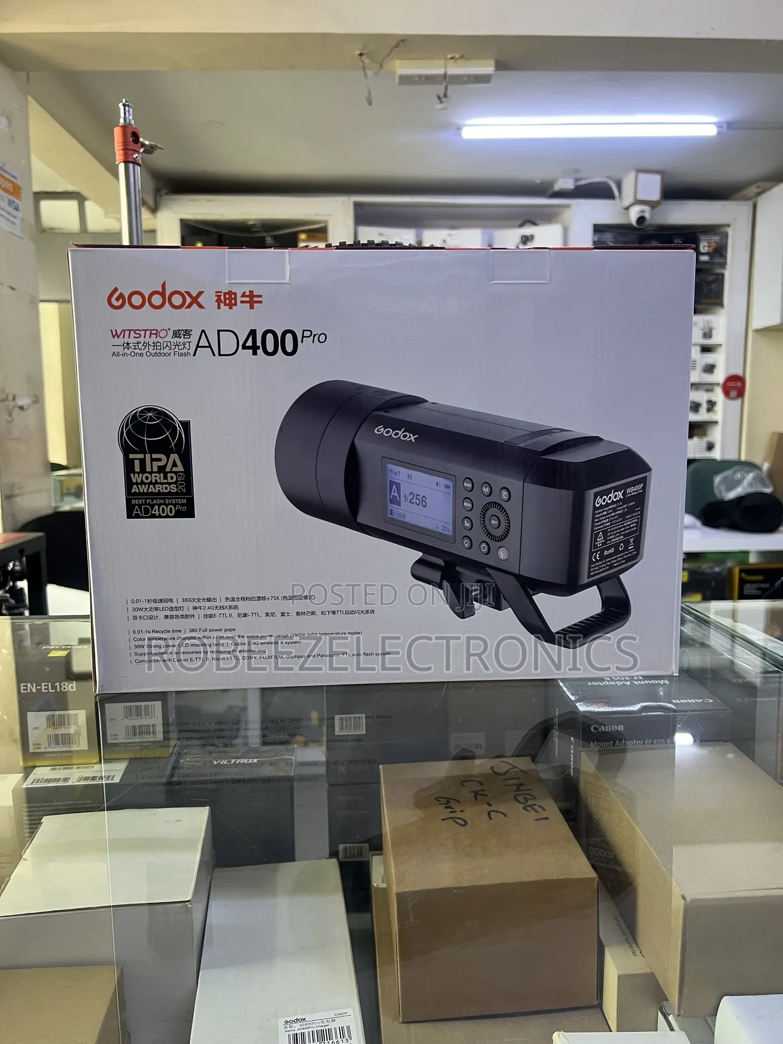 Godox AD400Pro Witstro TTL Battery Powered Outdoor Flash
