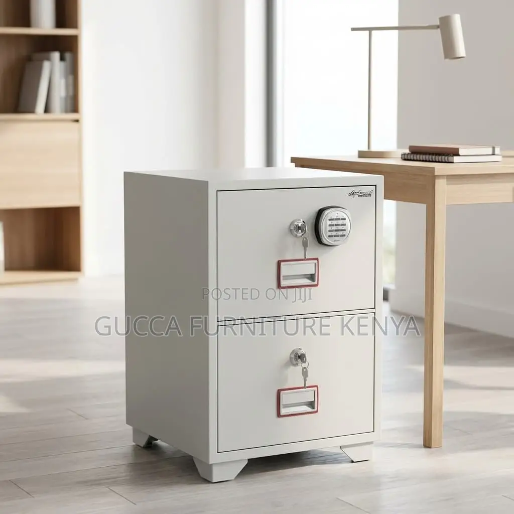 Lockable 2-Drawer Diplomatic Top Sec Cabinet.
