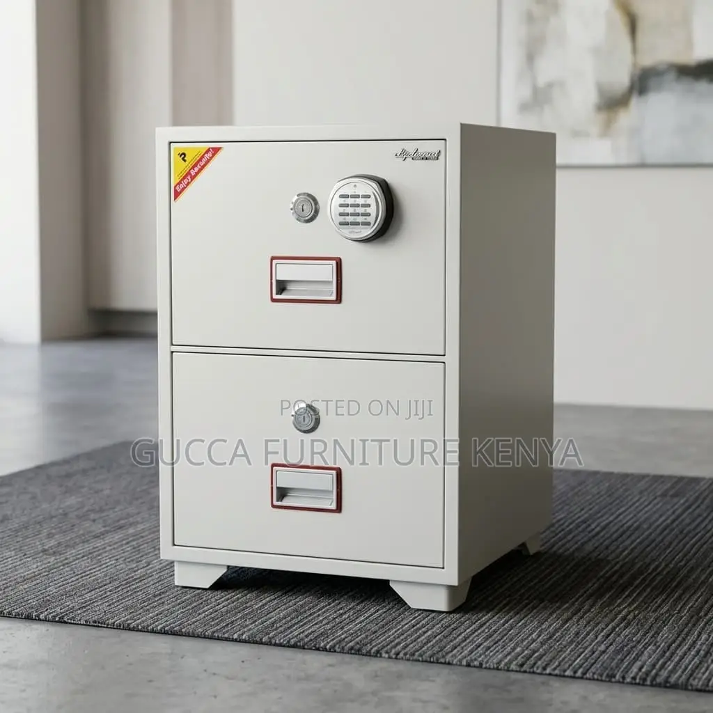 Lockable 2-Drawer Diplomatic Top Sec Cabinet.
