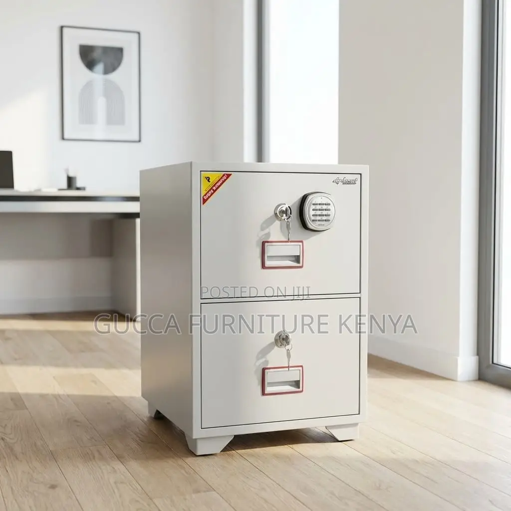Lockable 2-Drawer Diplomatic Top Sec Cabinet.