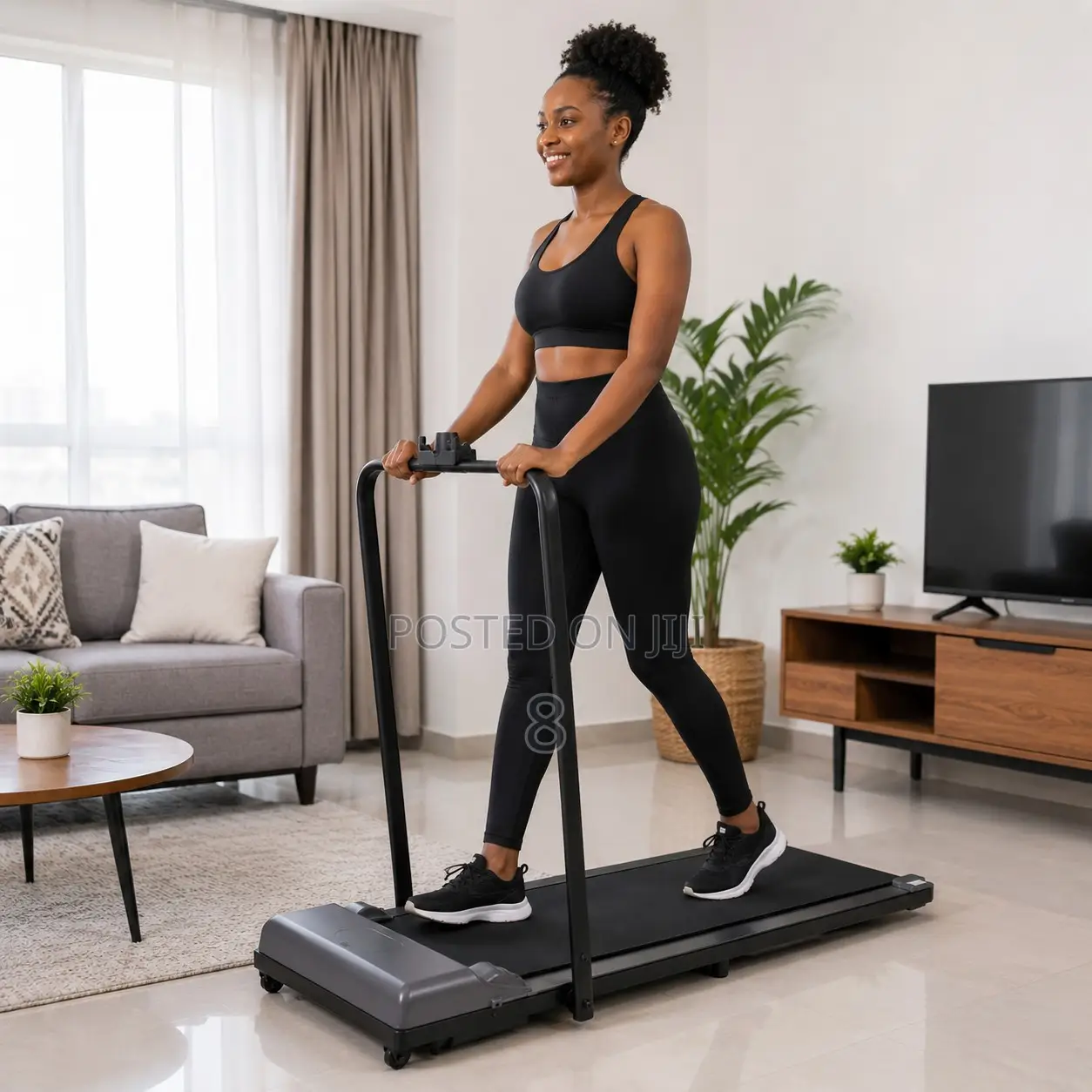 Compact Walking Pad Exercise Machine for Home