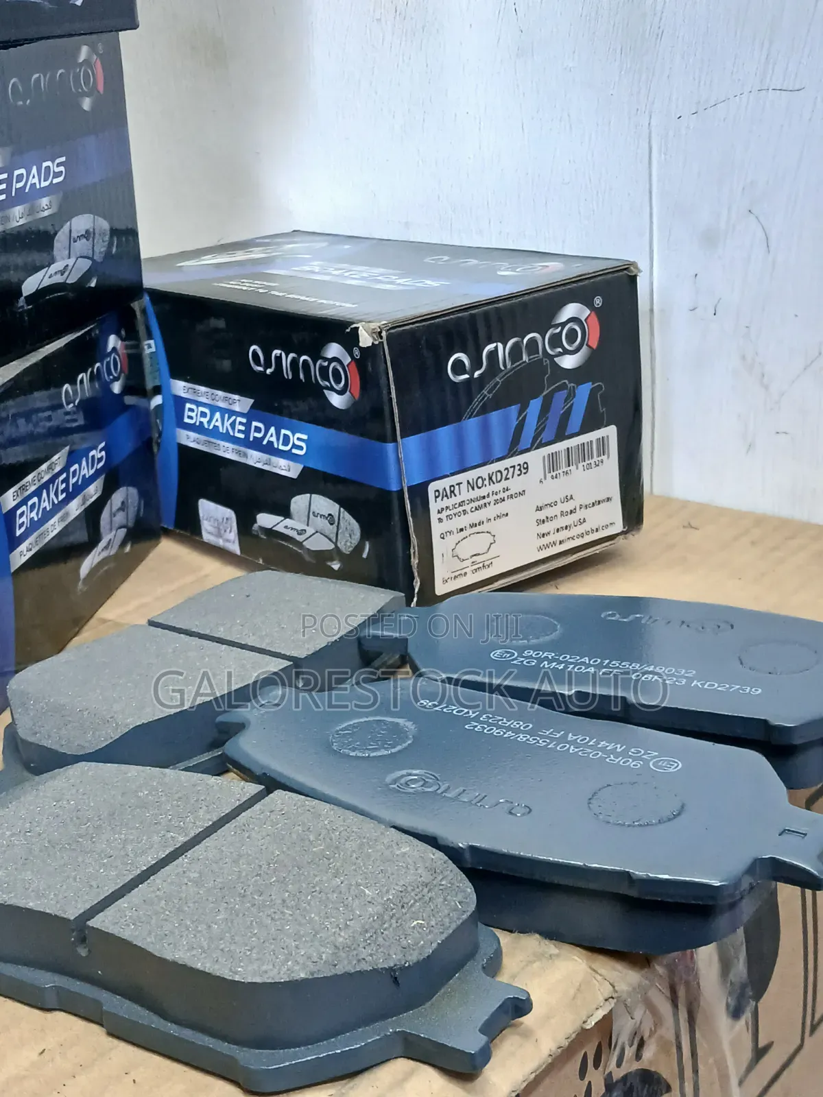 Kd2739 Toyota Camry ,Wish, Lexus Es300, Toyota Solara Front Brakepads