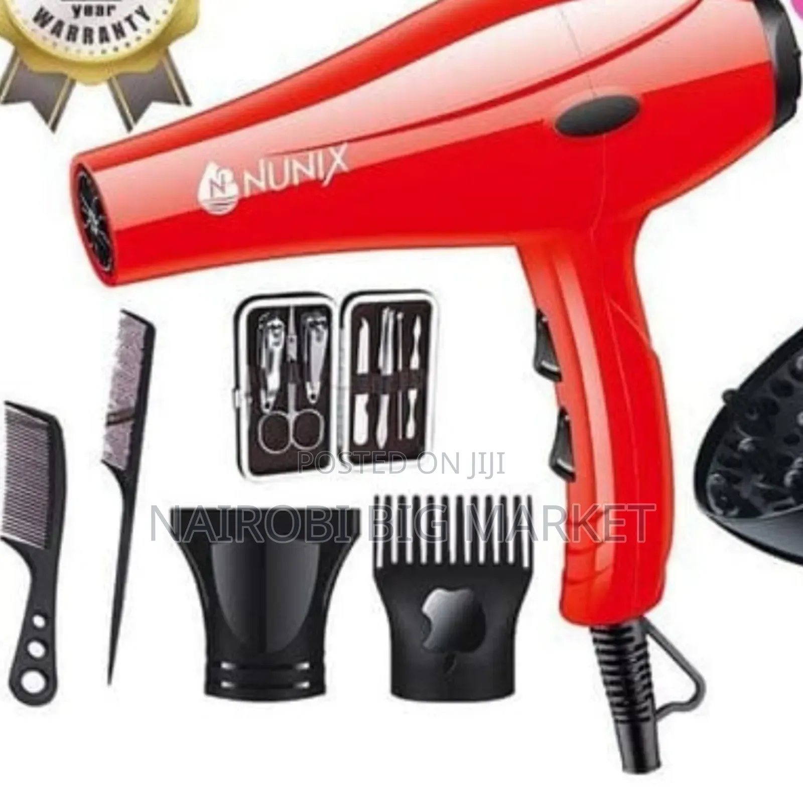 Nunix Blow Dryer With Accessories