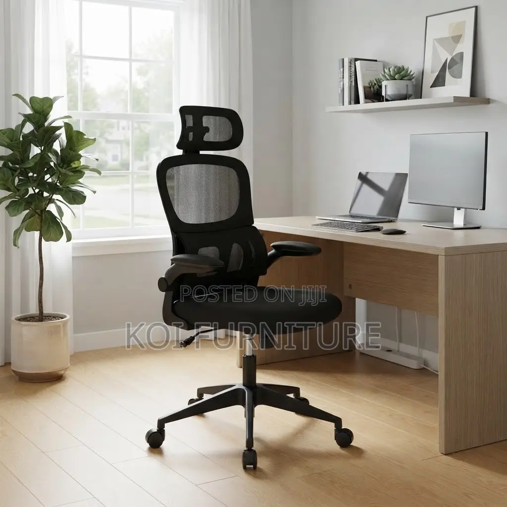 Office Chairs; Fabric Orthopedic Smooth Movement Office Chairs