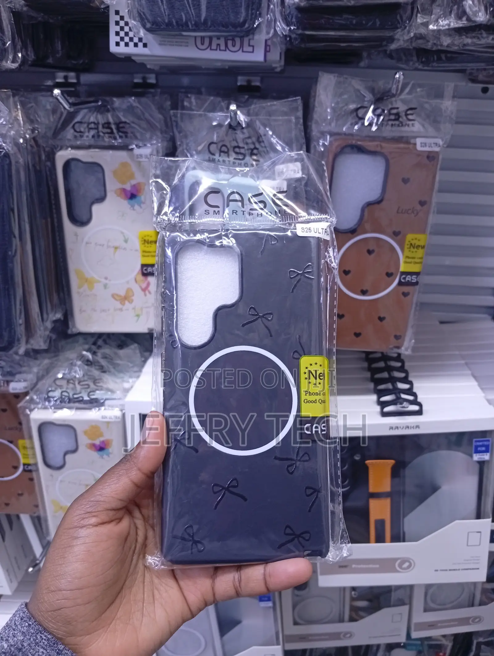Navy Blue Magnetic Phone Case for the Samsung Galaxy S25 Ultra