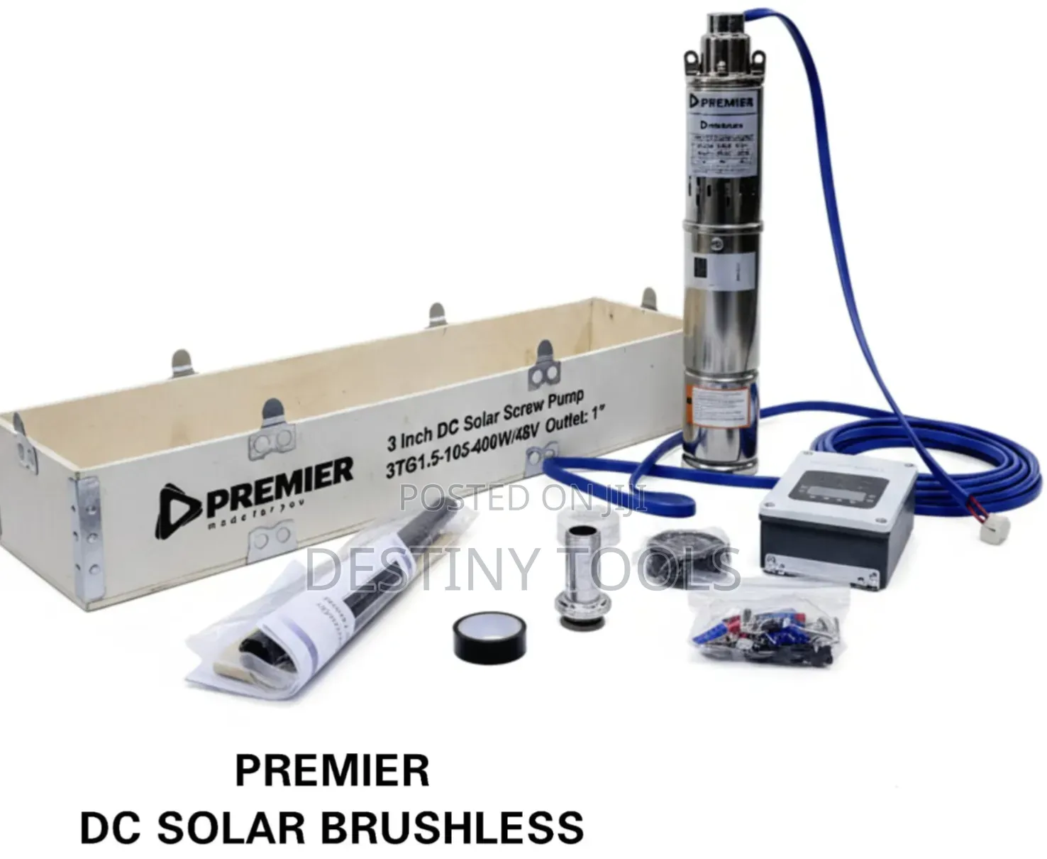 Premier Brushless Submersible Solar Water Pump 400watts 48v