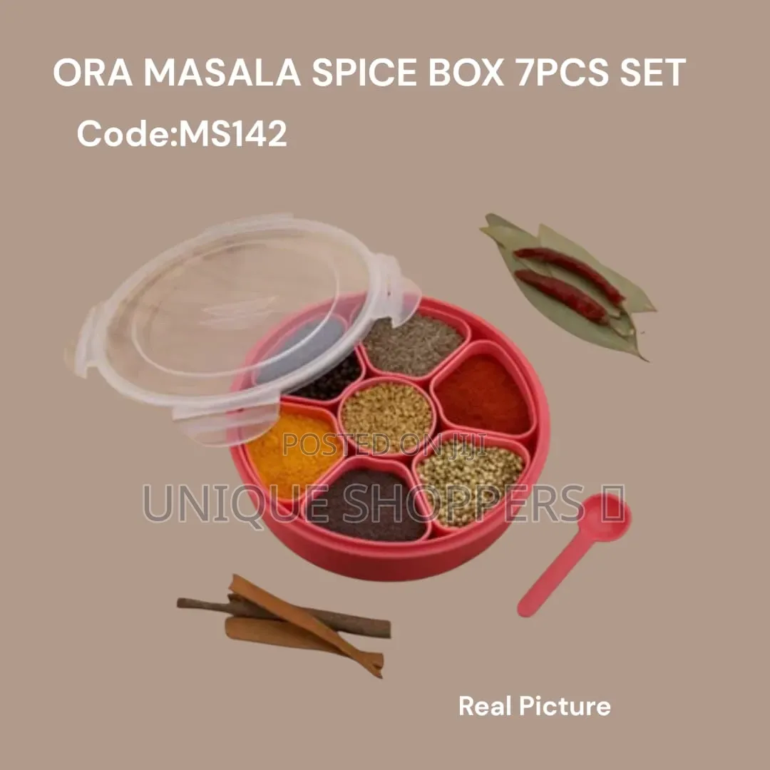 ORA Masala / Spice Box Plastic 7pcs