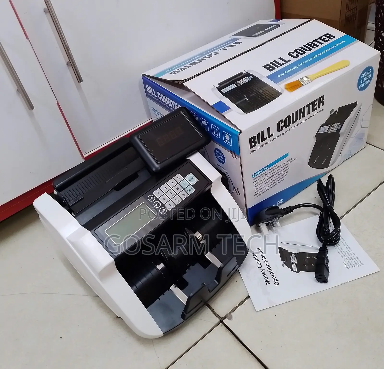 Automatic Detecting With UV Bill Counter Machine High Quality
