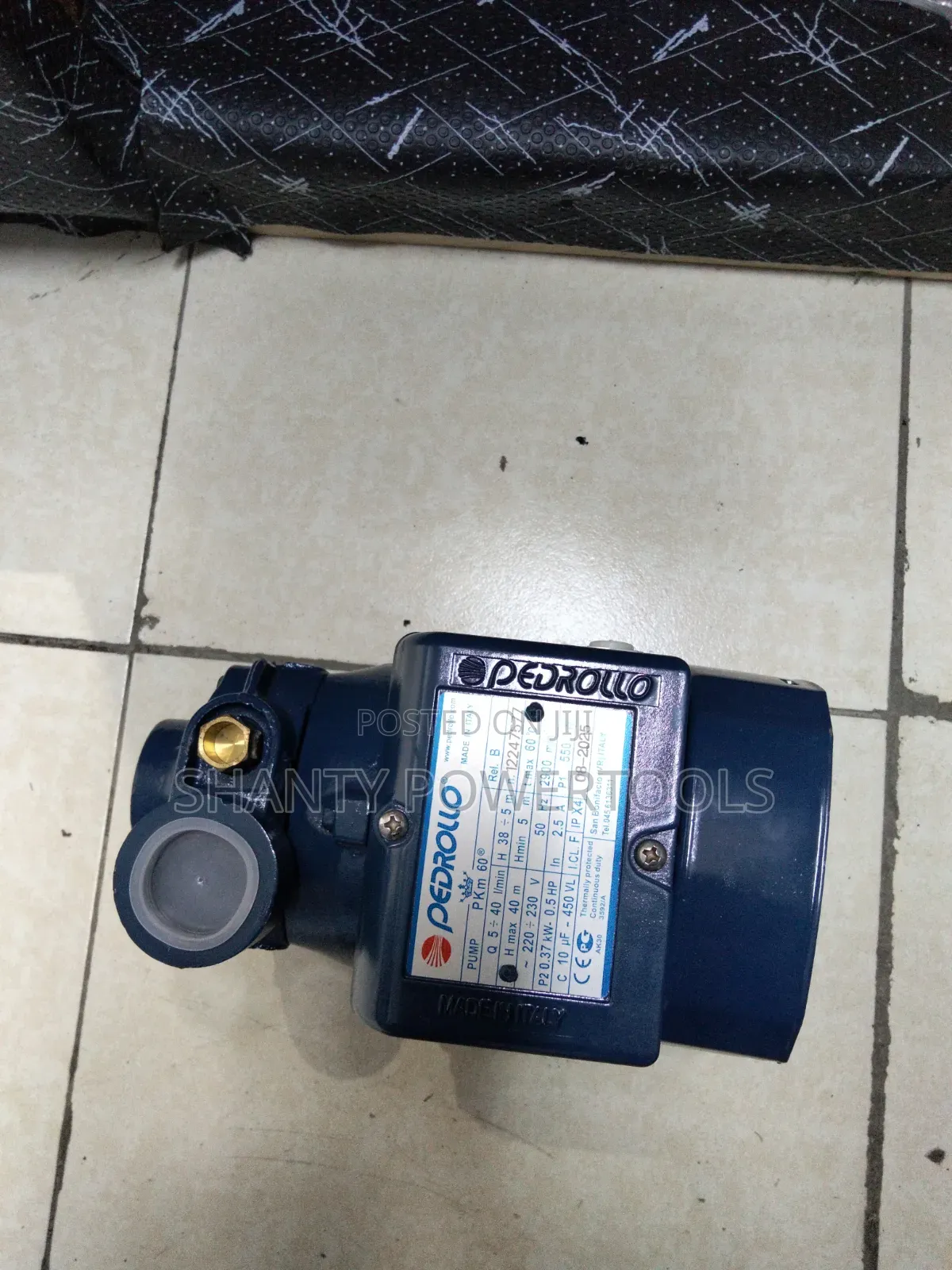 Pedrollo Water Pump 0.5hp /450v