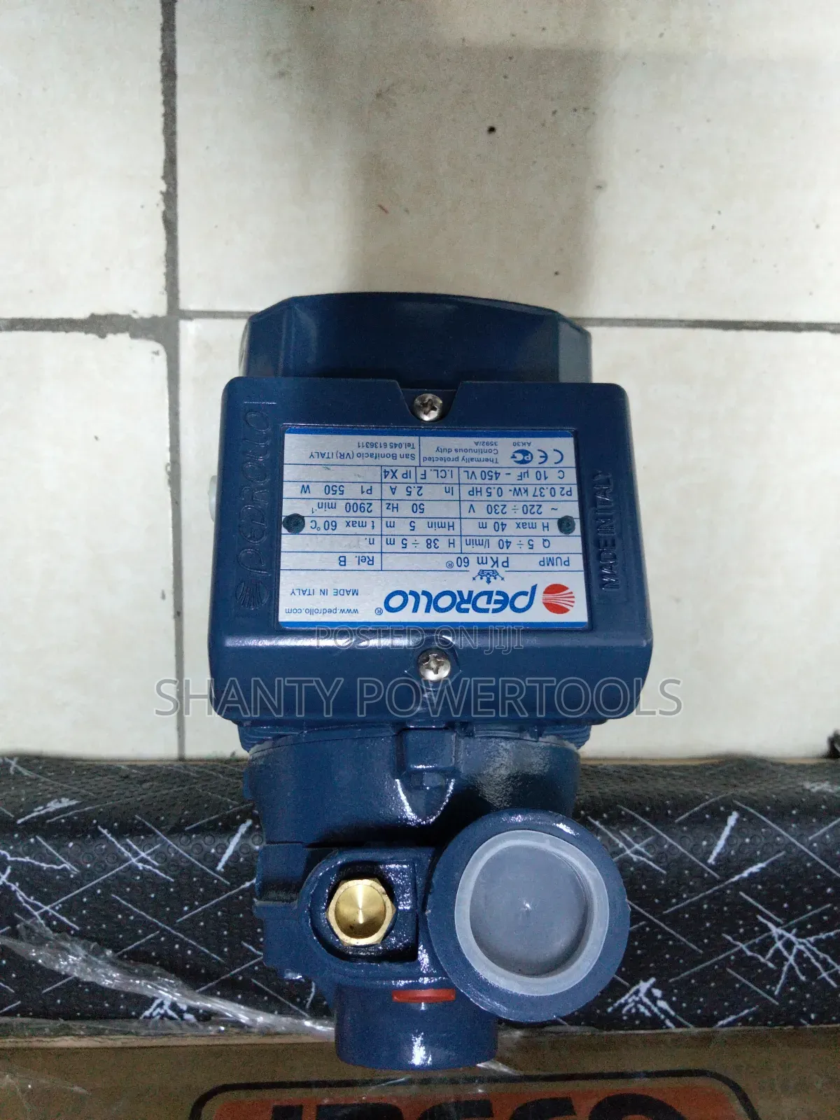 Pedrollo Water Pump 0.5hp /450v
