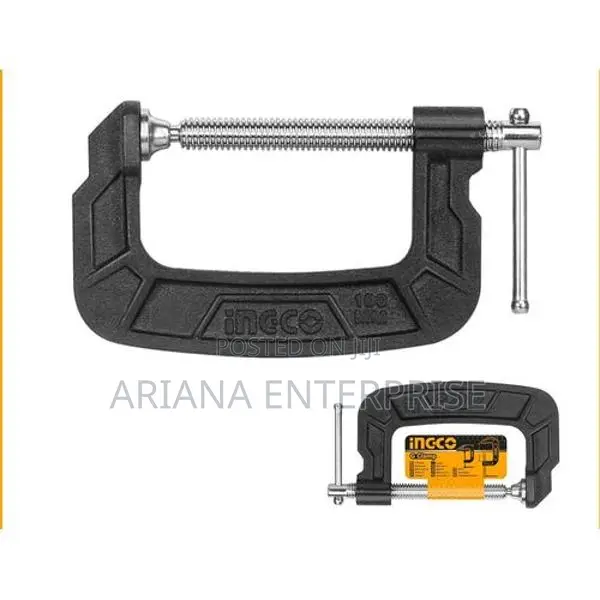 Ingco G Clamp Cast Iron 4″ / 5″ / 6″