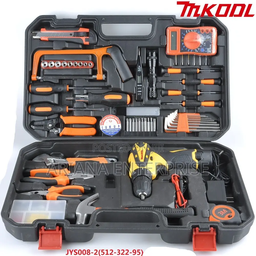 12v Cordless Drillset WITH 135 PIECES TOOLSET