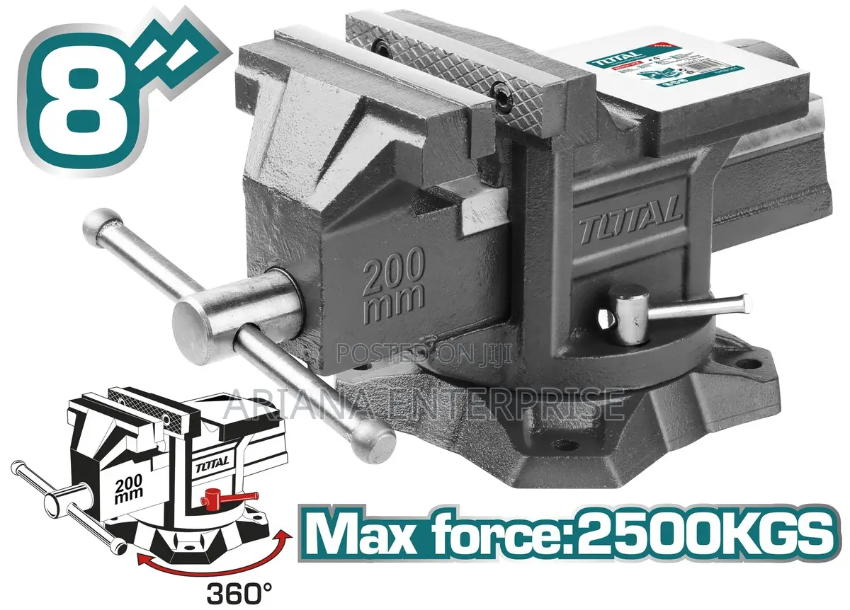 TOTAL BENCH VICE 8” – 200mm (THT6186)