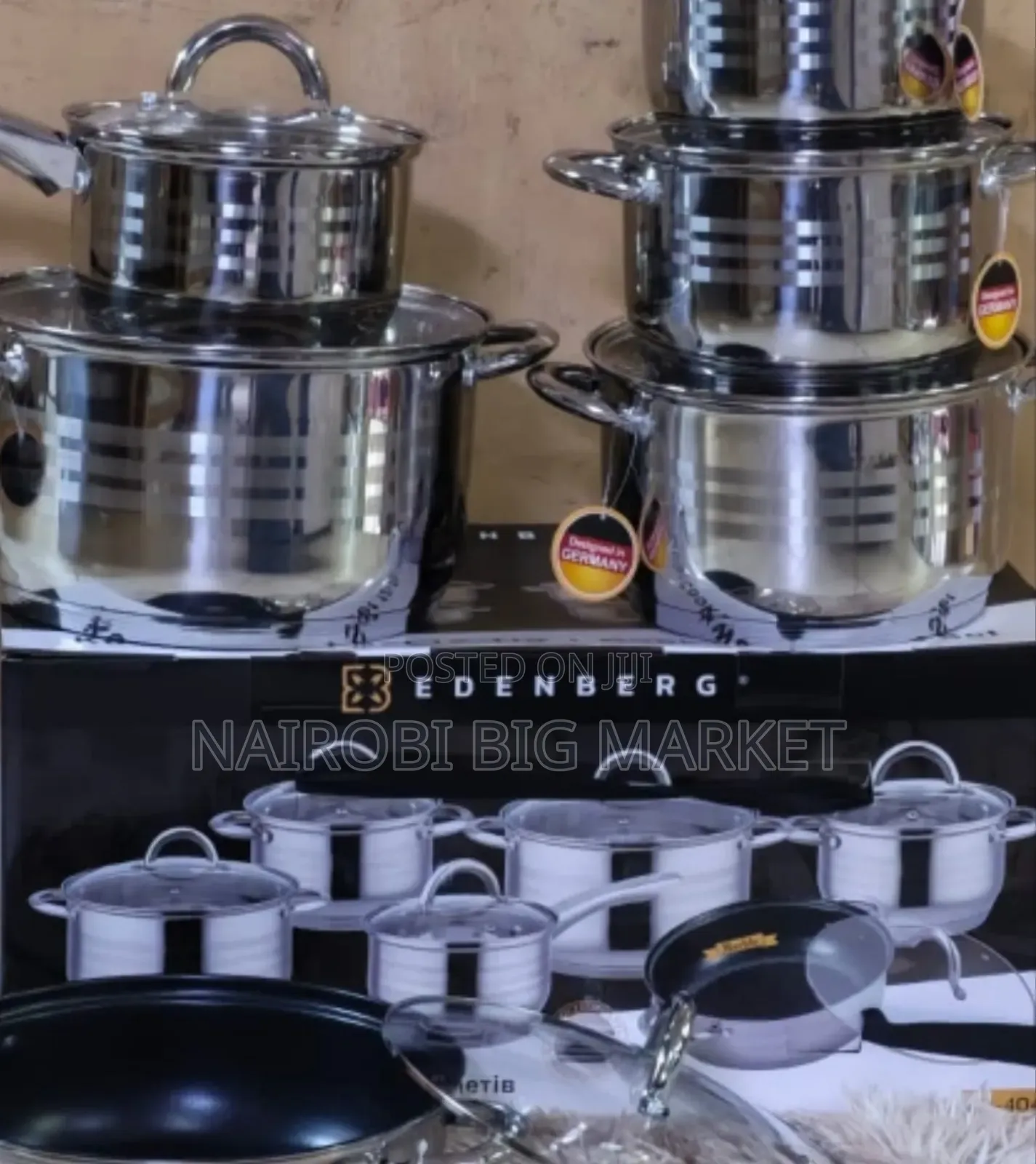12pcs Edenburg Cookware Set