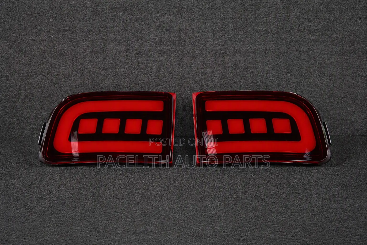 Rear Bumper Reflector Set Toyota Land Cruiser Prado 150 2019 With Led
