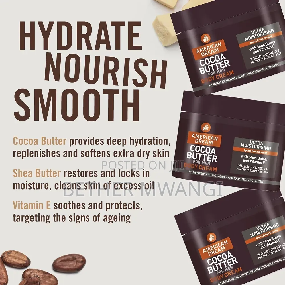 American Dream Cocoa Butter Body Cream for Men