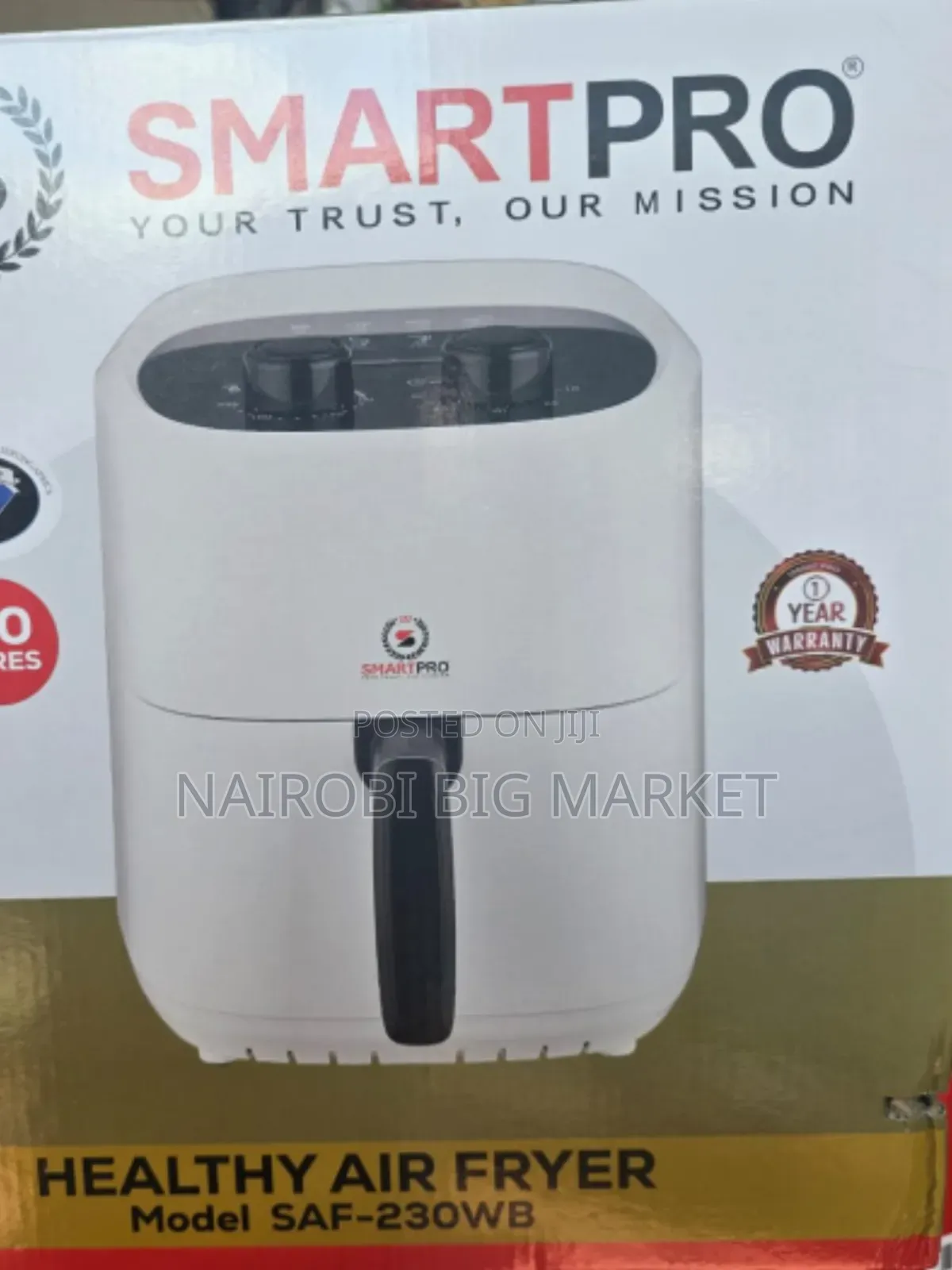 5l Smartpro Digital Air Fryer