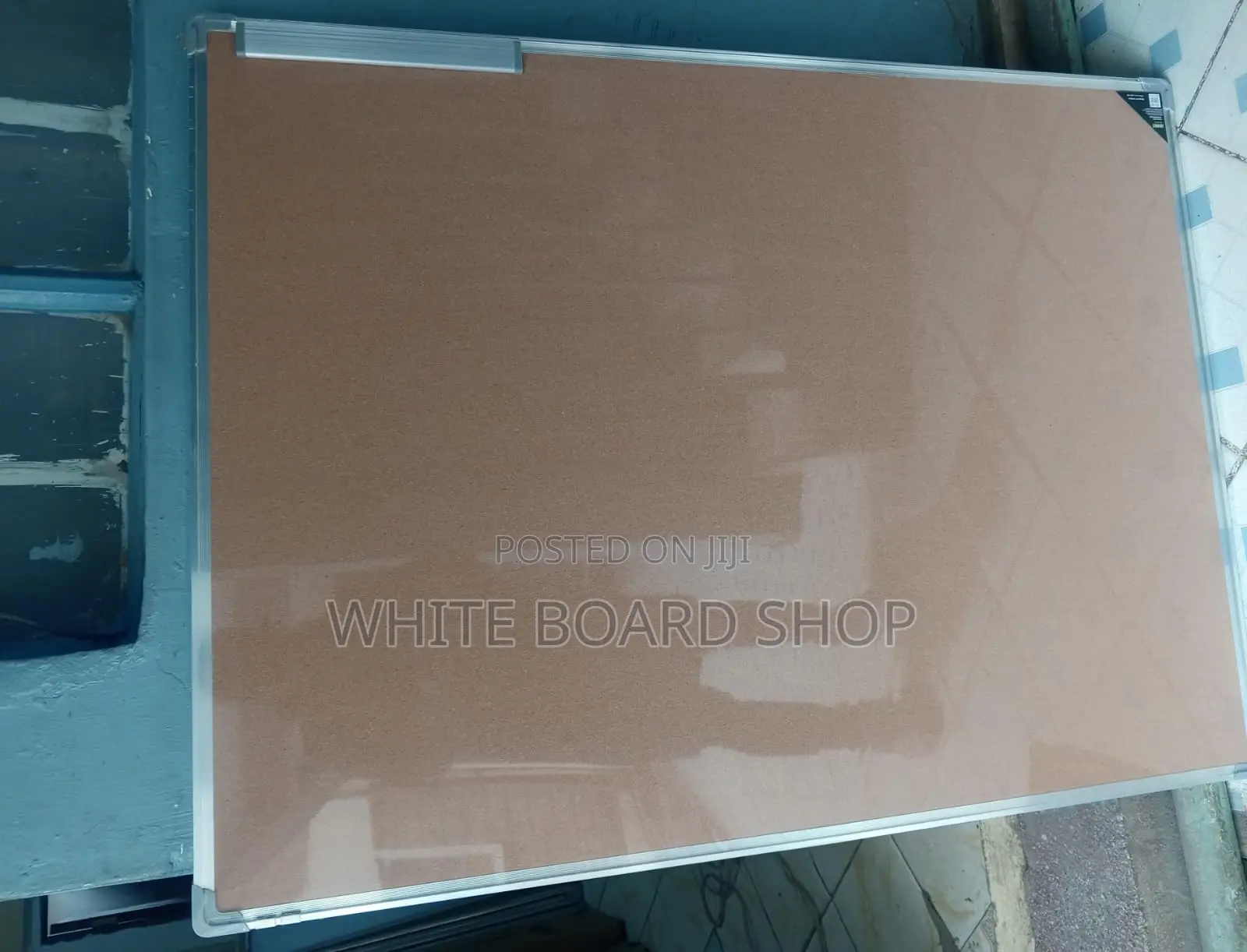 Medium Size Office Cork Board for Sale – Blue Brown