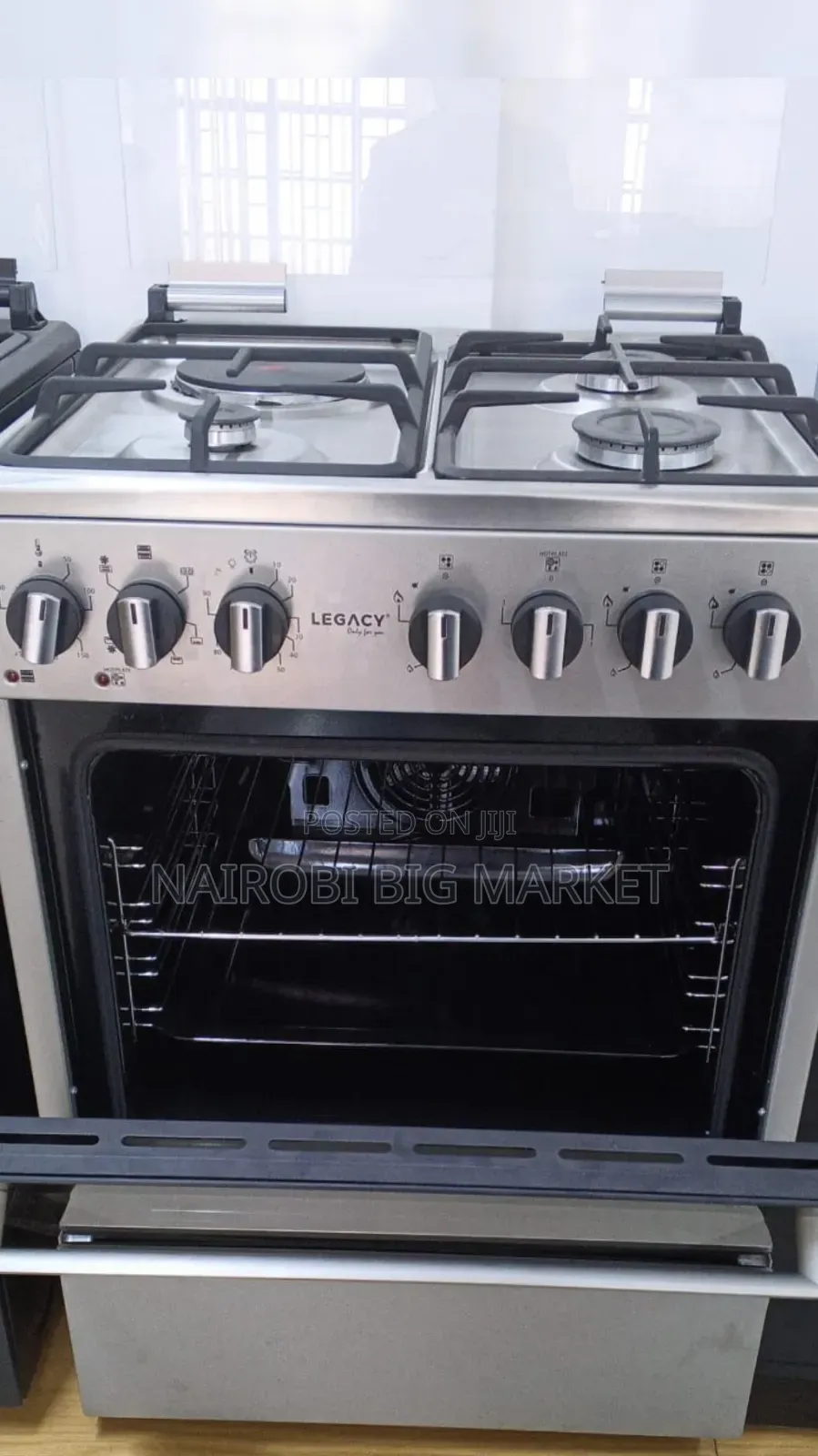 60*60 Legacy 3+1 With Heavy Cast Iron Grill Cooker