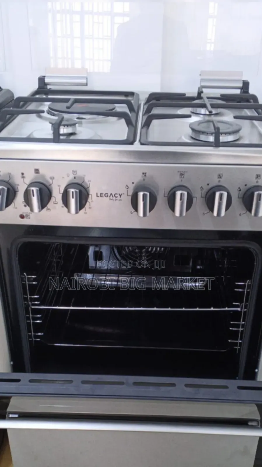 60*60 Legacy 3+1 With Heavy Cast Iron Grill Cooker