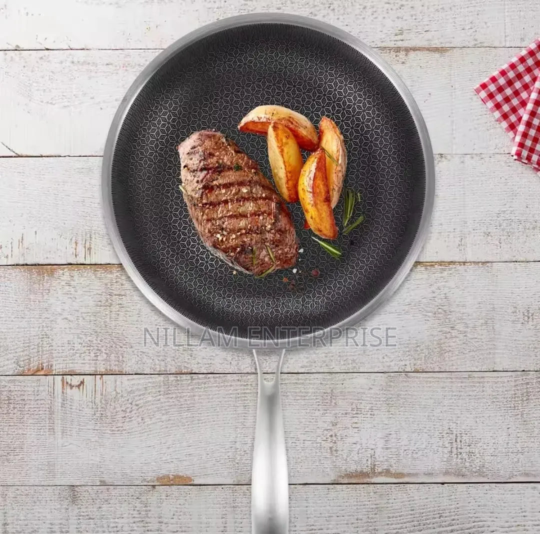 Stainless Steel Non_stick Frying Pan 28cm