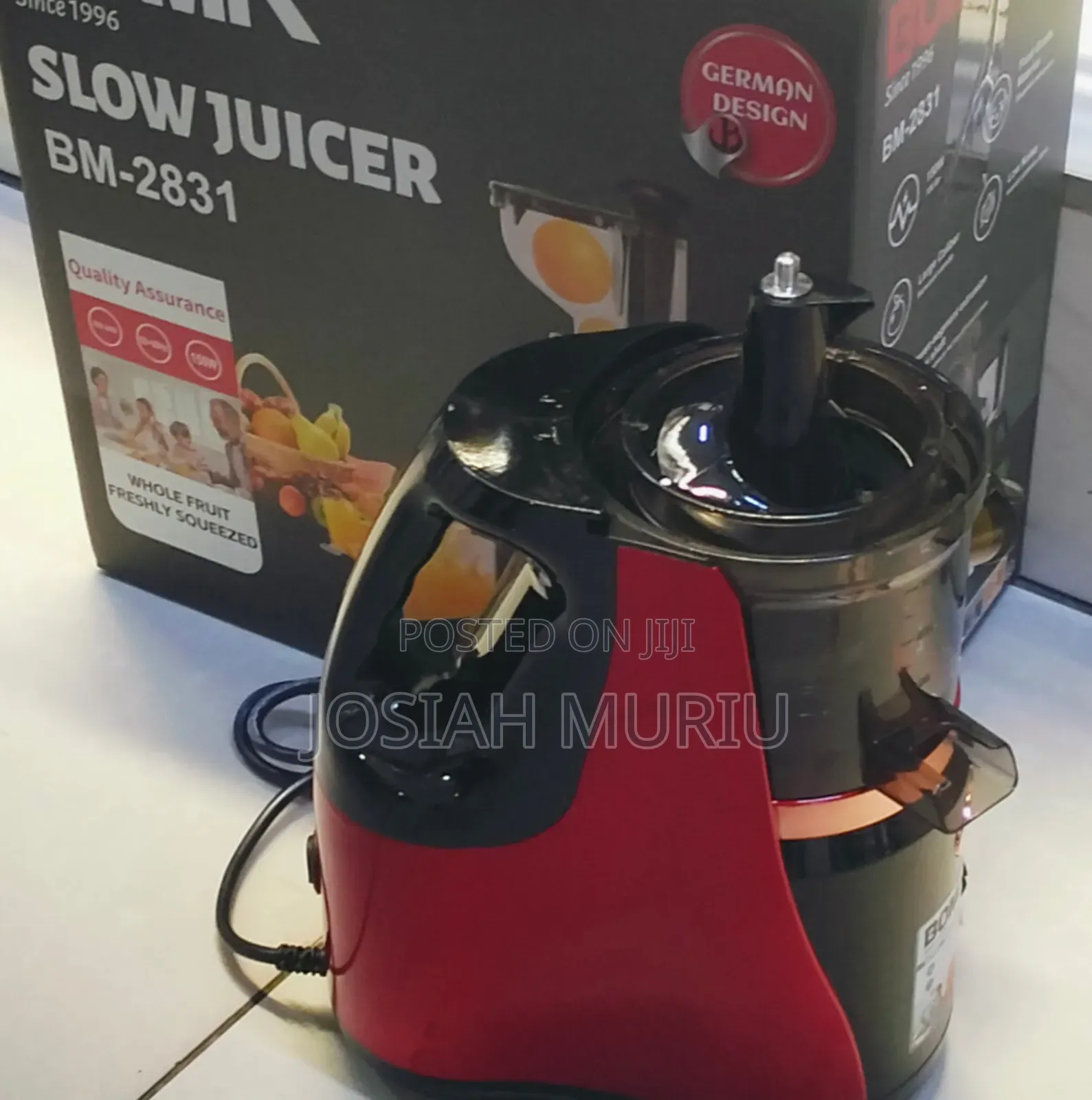 Boma Cold Press Juicer – Perfect for Everyday Juicing