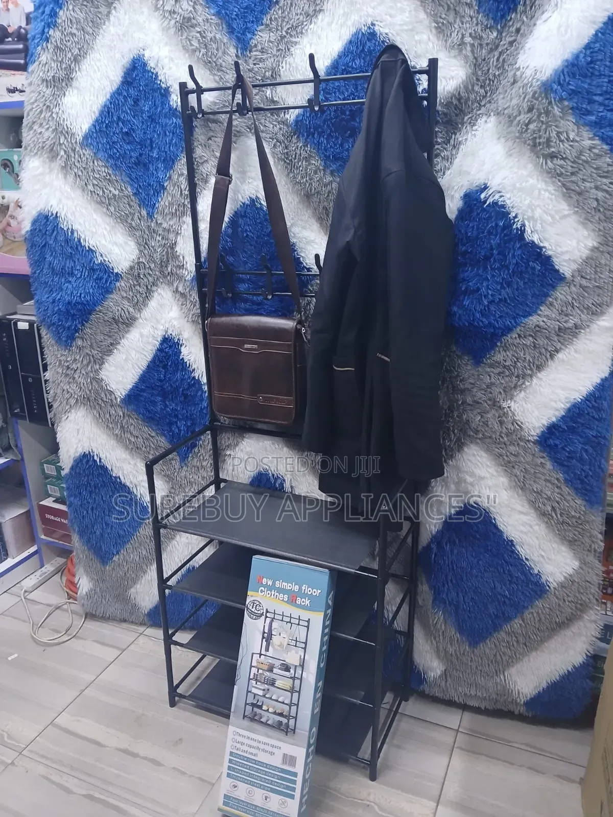 Portable Shoerack With Hanger