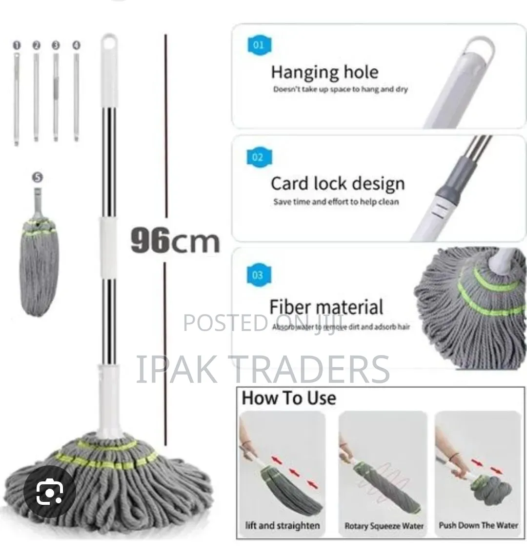 *New Arrival110cm Self Wringing Twist MOP