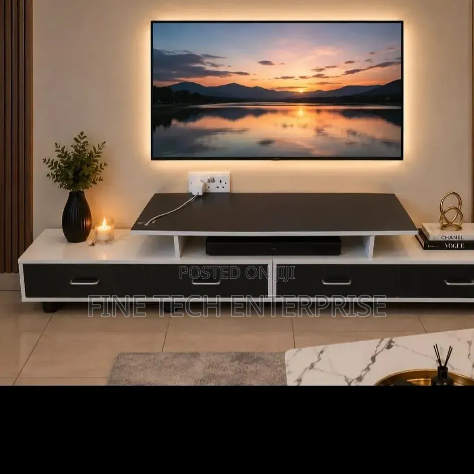 Imported Executive TV Stand With Drawers