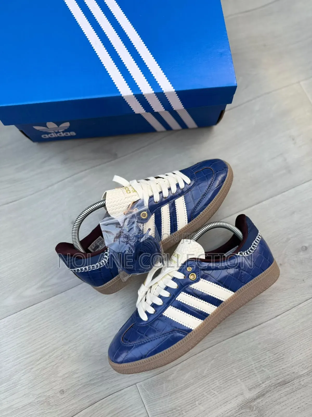 Adidas Samba Wales Bonner "Navy Croc"
