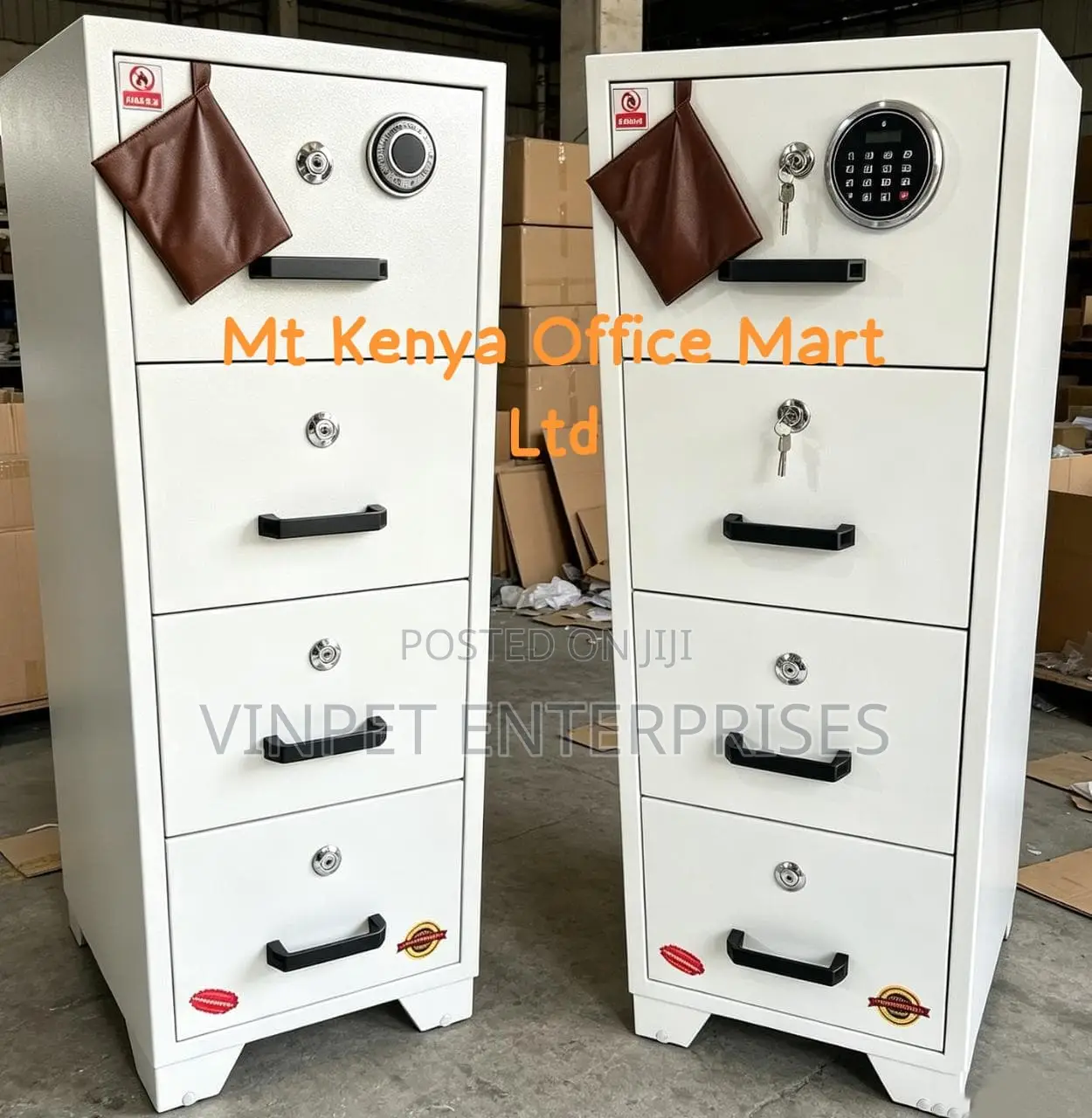 Office 4 Drawer Fireproof Safe