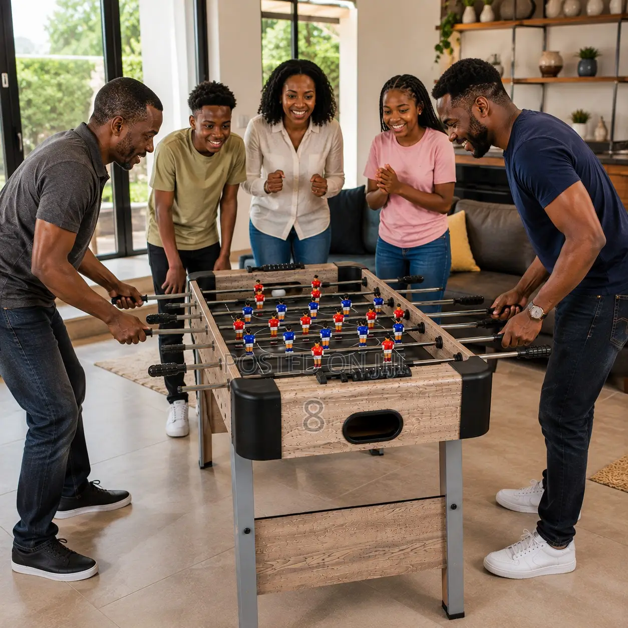 Family Foosball Table Football Indoor Game