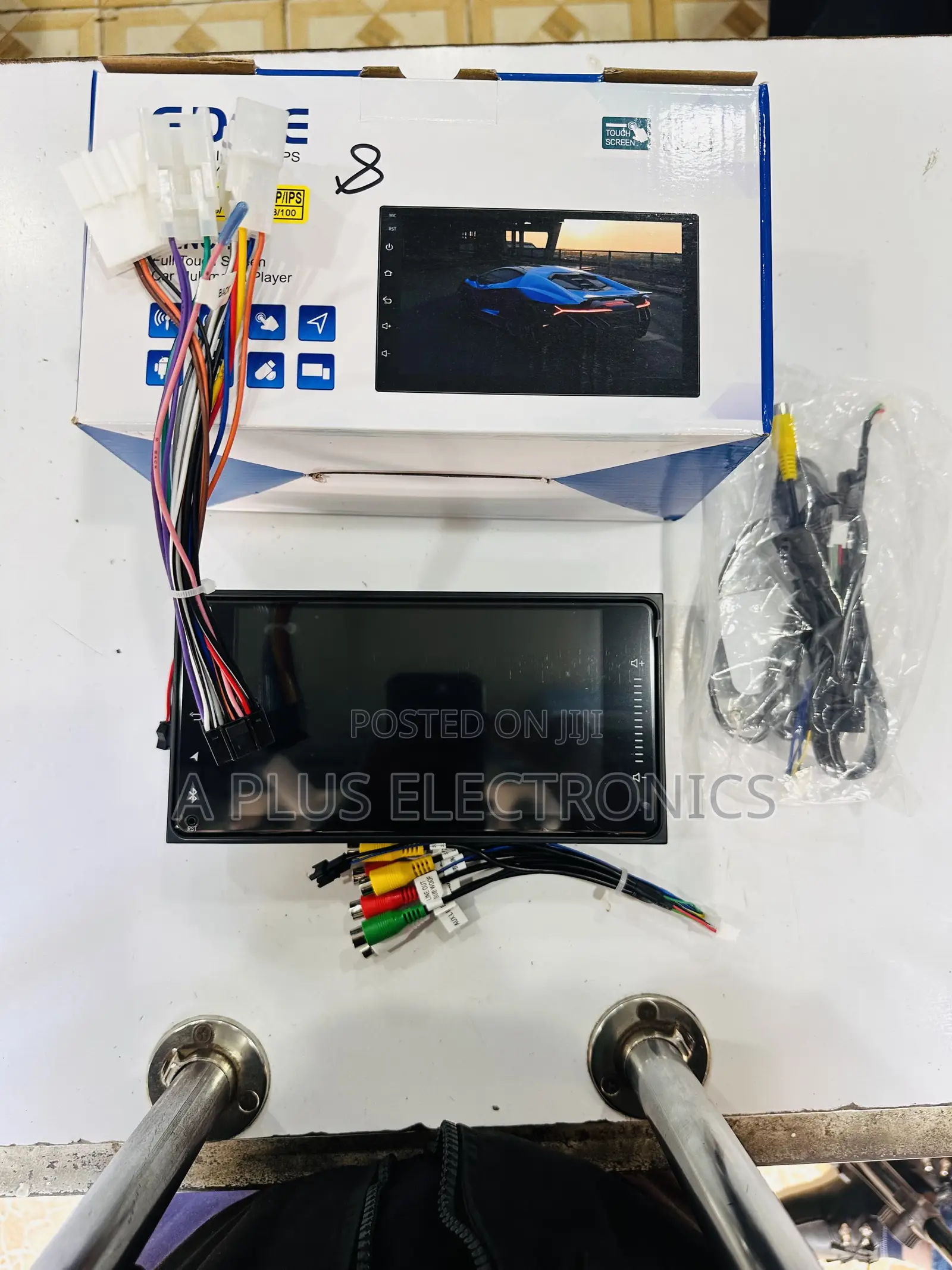 8 Inch Android Radios 4+64gb With Fan | Bluetooth Touchscreen Player
