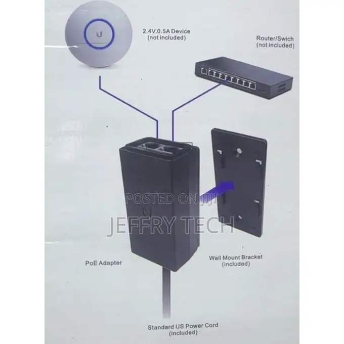 24v POE and LAN Adapter Network Adapter 24v