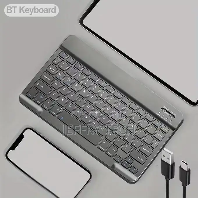Keyboards WI-FI+Rechargeable Wireless Keyboard - Black