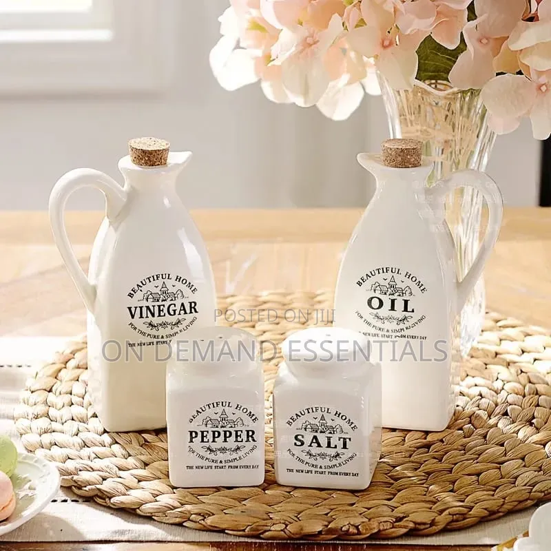 4in1 Cruet Jar Set