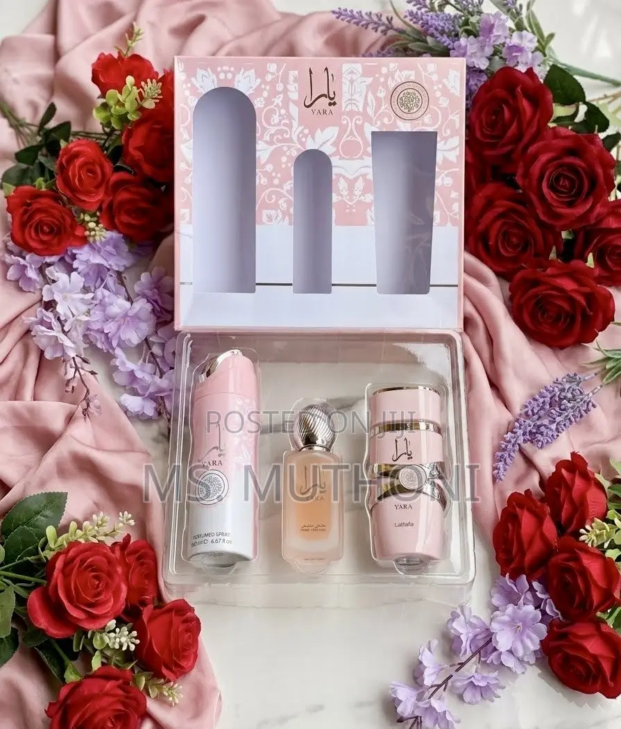  the Pink Lattafa Yara Gift Set, 3-Piece Fragrance Collection