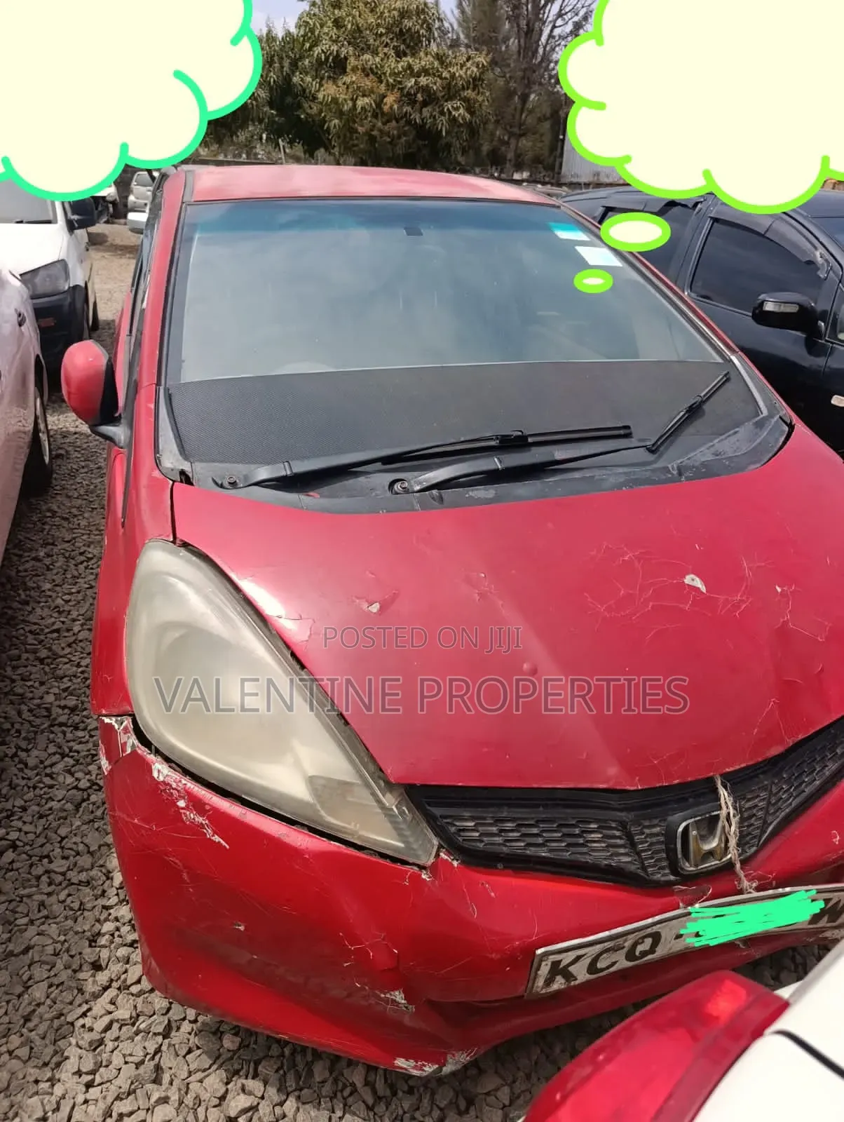 Honda Fit 2011 Red