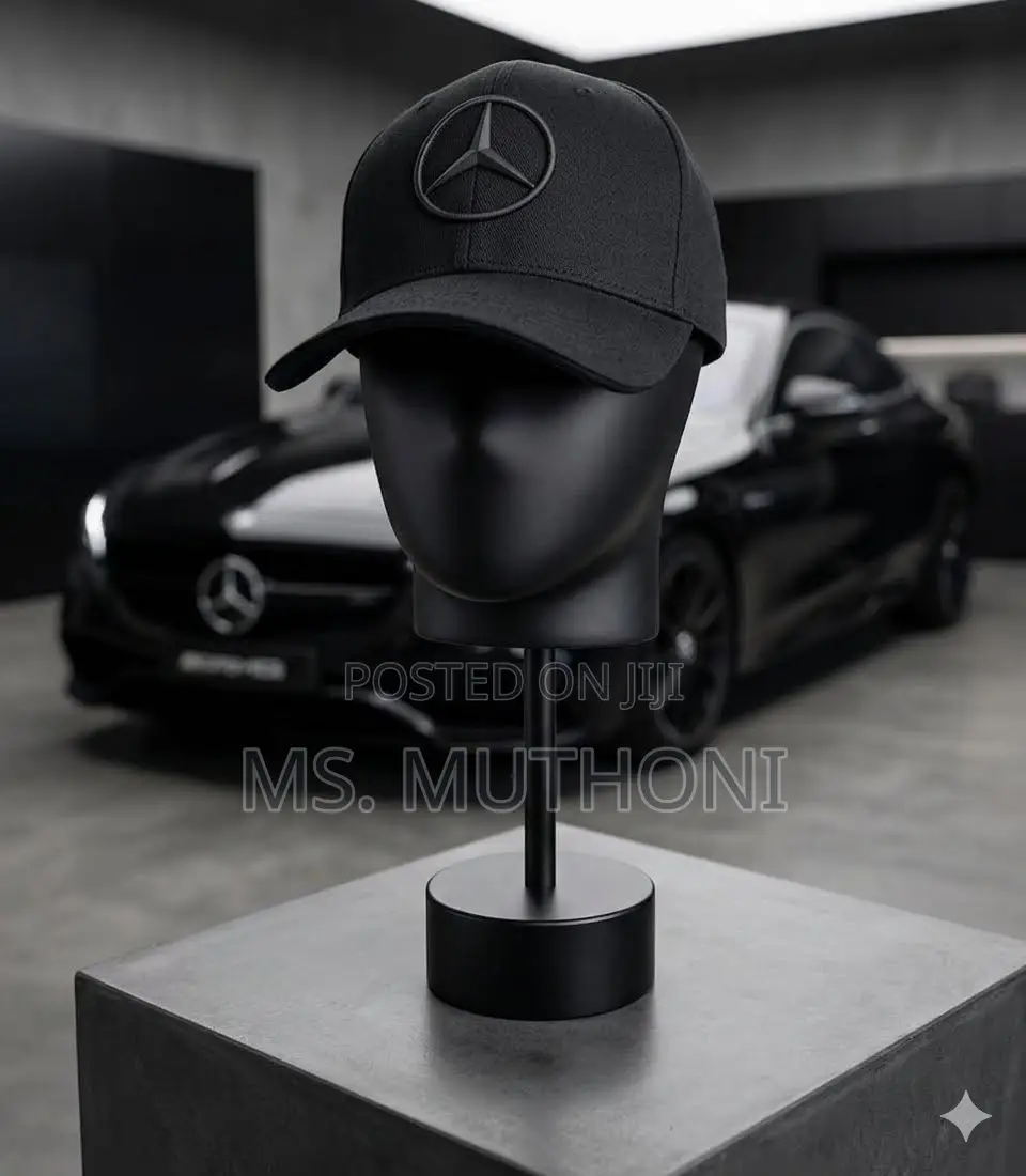 Sleek Black Mercedes-Benz Baseball Cap