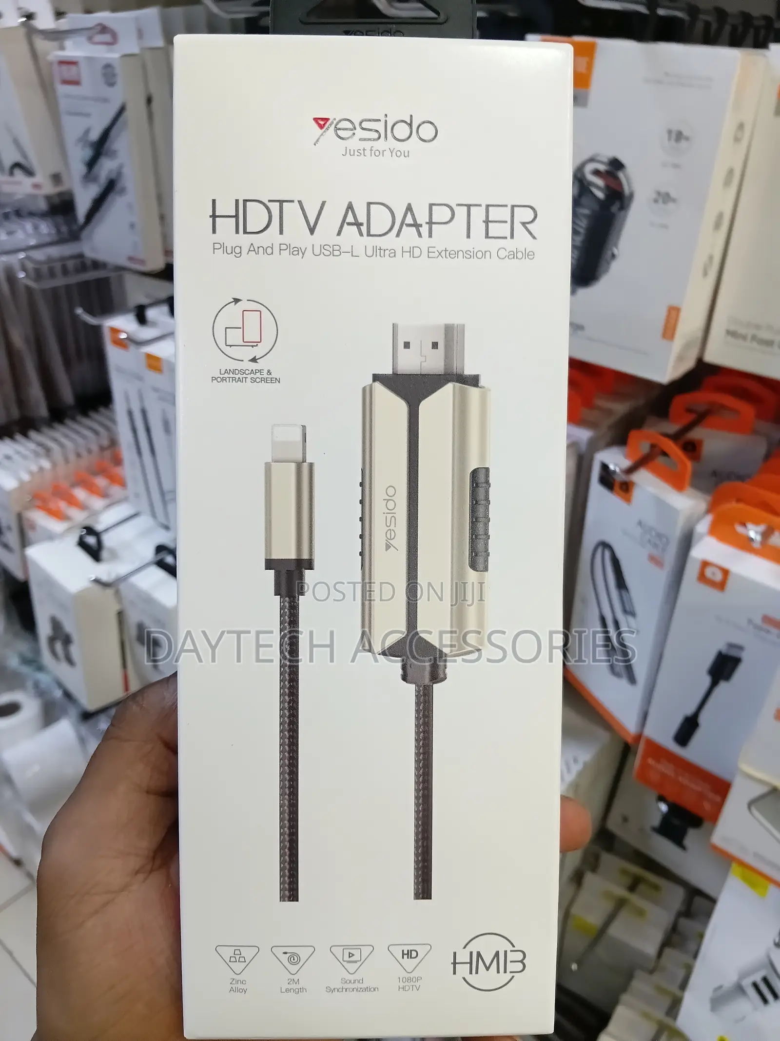 Yesido 2M HM13 1080P Lightning to HDMI Cable.