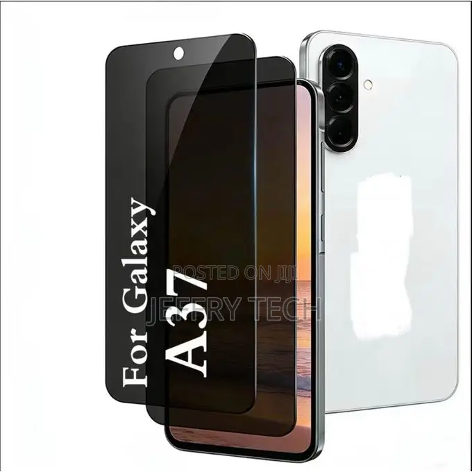Samsung A37 Tempered Glass Privacy Screen Protector, 9H Privacy Protec