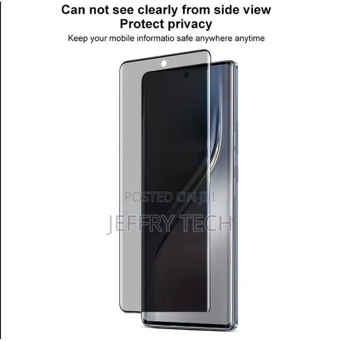 Samsung A37 Tempered Glass Privacy Screen Protector, 9H Privacy Protec
