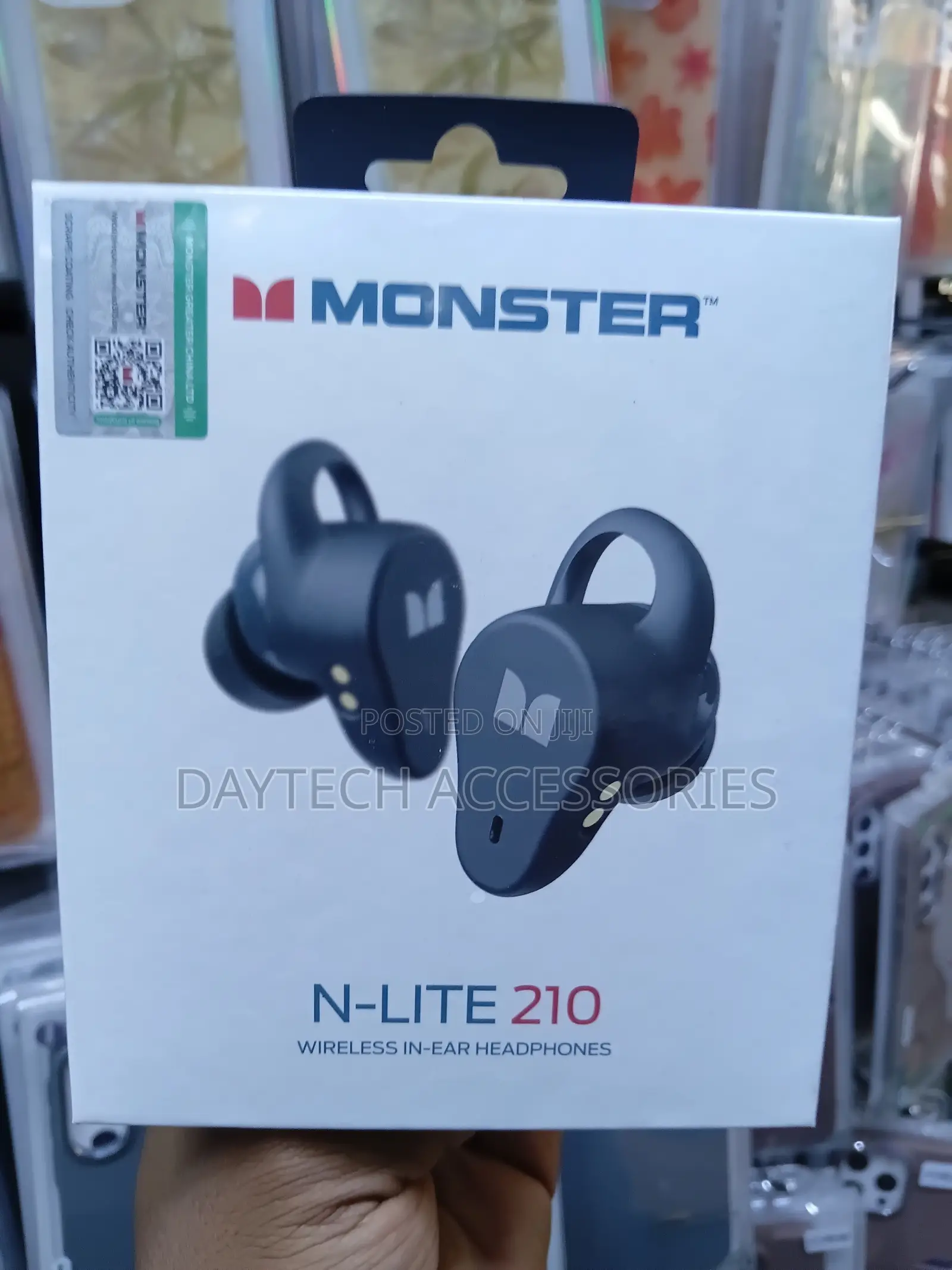 Monster N-Lite 210 Wireless in-Ear Earphones - Black