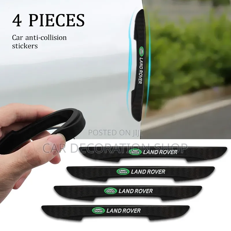 4pcs Flexible Land Rover Rubber Strips Anti-Colliosion Scratch Guards