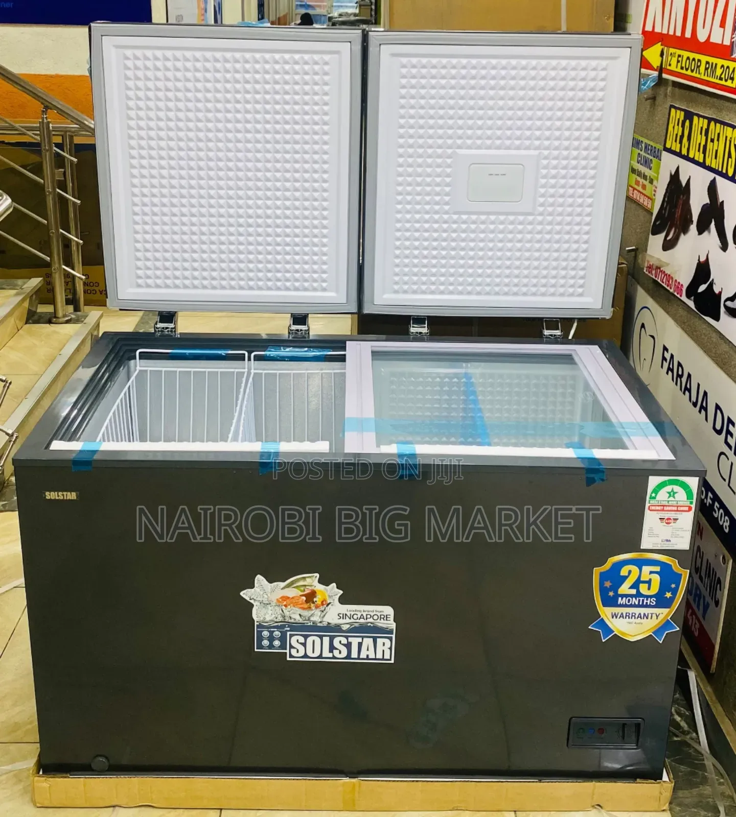 Solstar 282L Chest Freezer CF399ECSGSLBSS