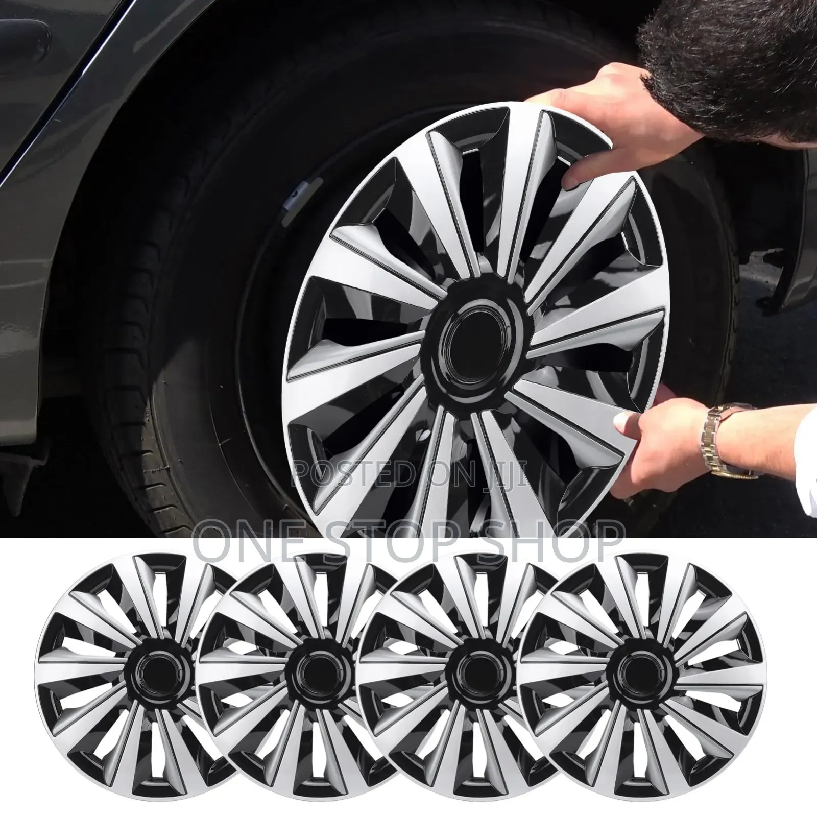 14"high Strength,weatherresistant Abs Plasticsnap Directlywheel Cover