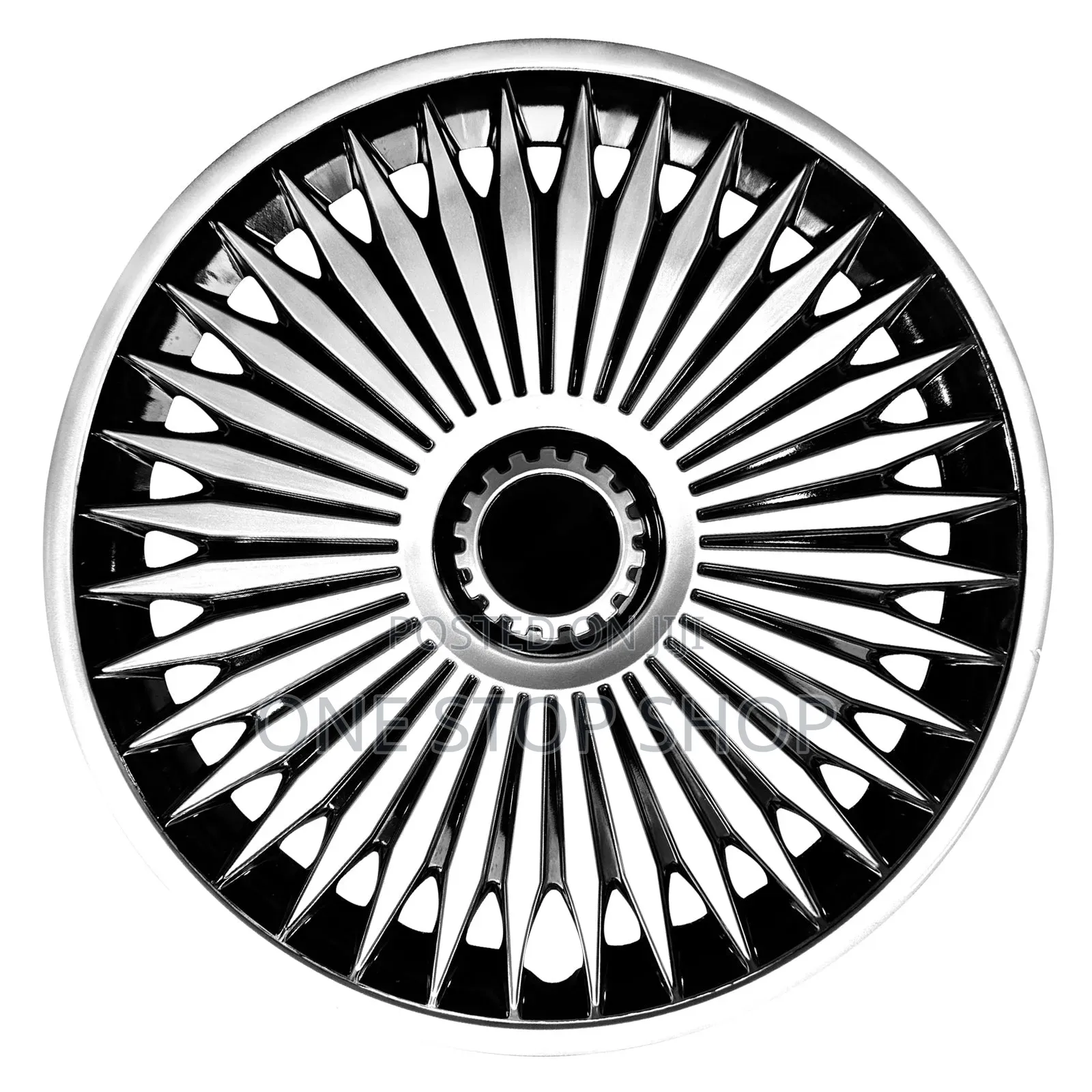 16inch Silver Black Finish Wheel Covers Giving Alloy Wheel Appearance